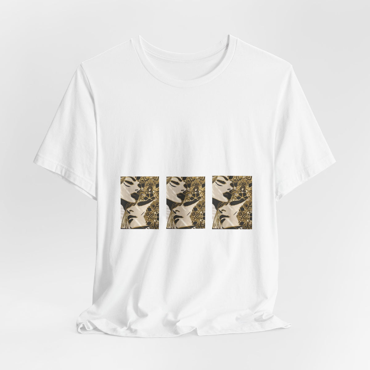 Vintage Botanical Triptych Tee — Retro Floral Graphic T-Shirt