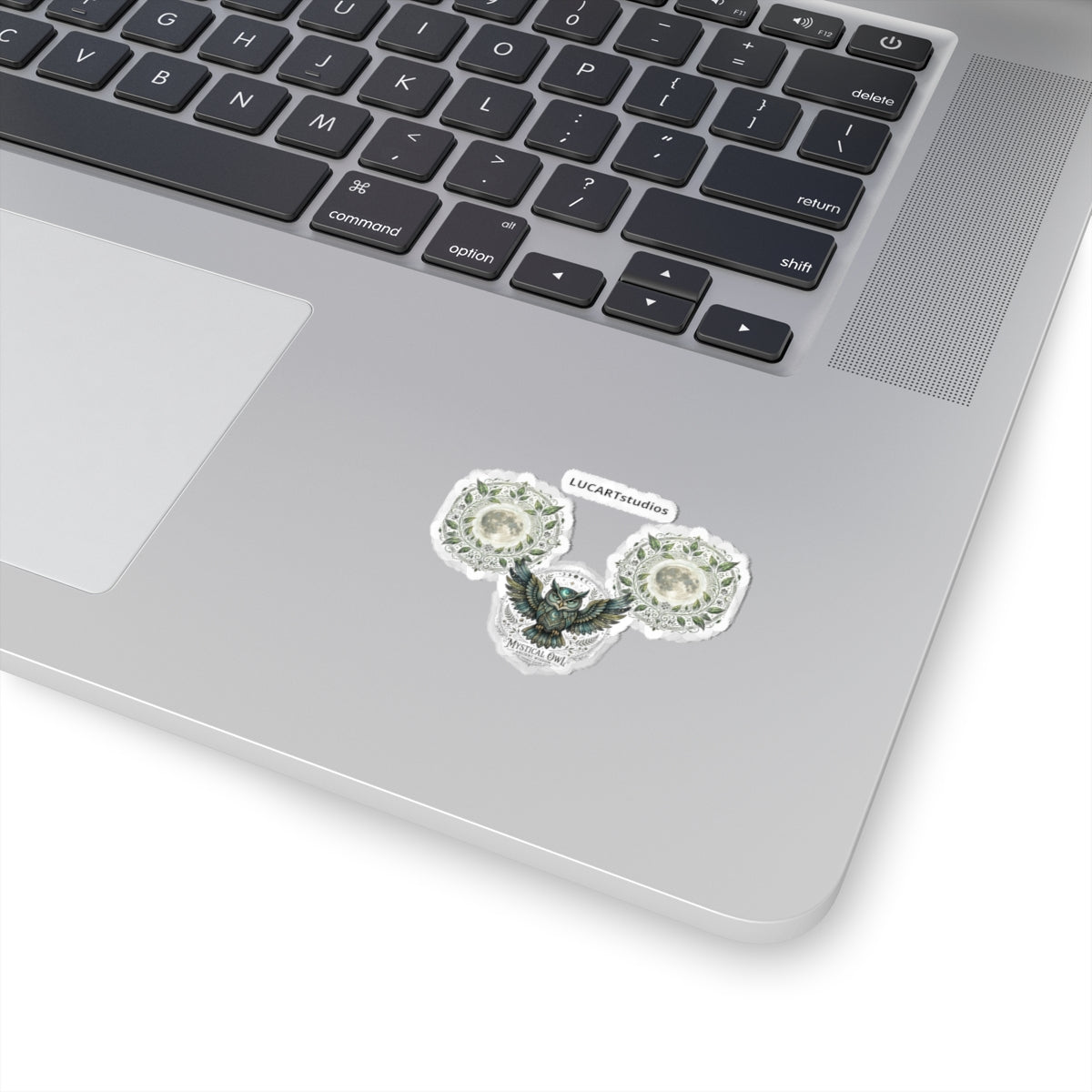 Mystical Owl Kiss-Cut Sticker Pack — Moon Mandala & Owl Decals