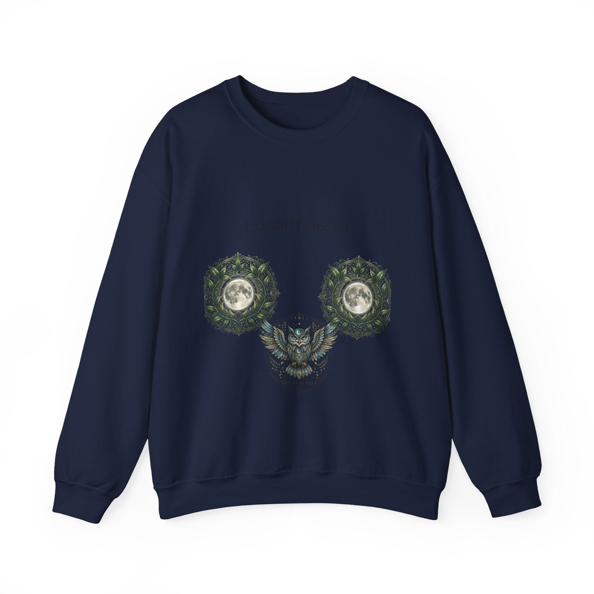 Mystic Owl Moon Crewneck Sweatshirt