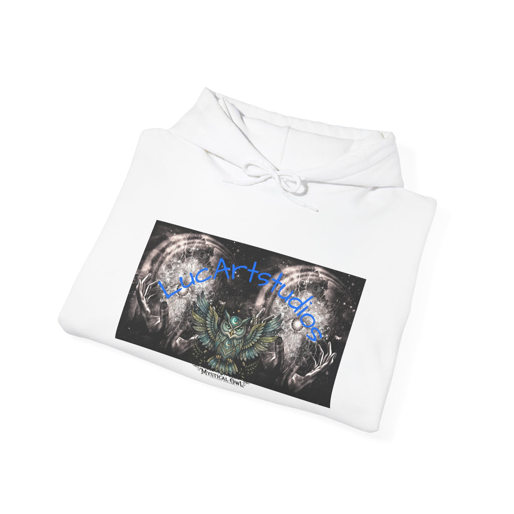 Demon Grunge Hoodie — Neon Script Chest Artwork