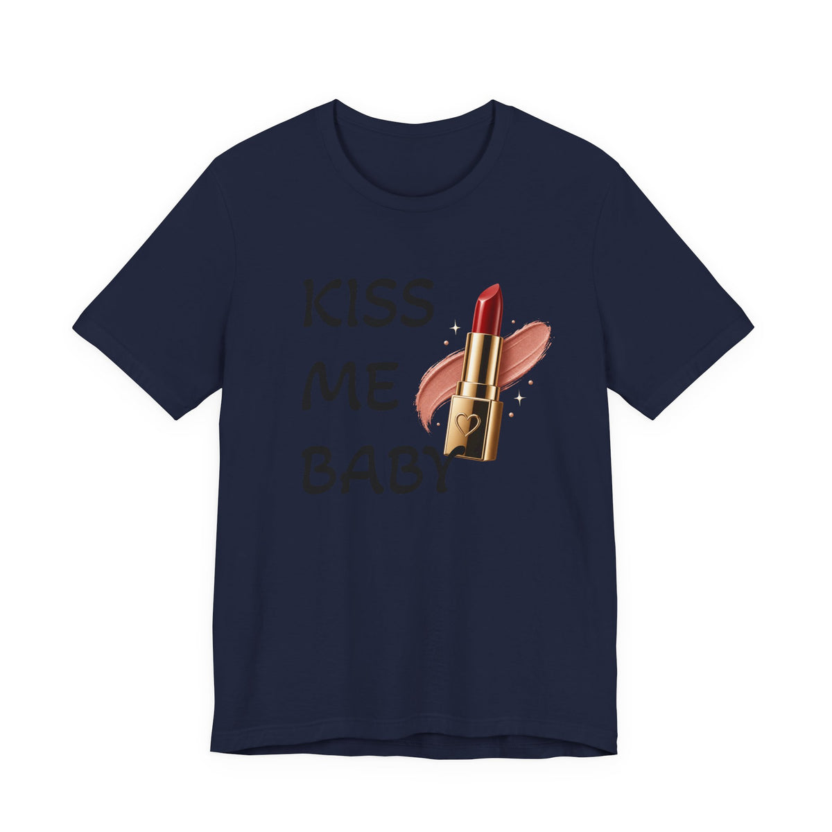 Kiss Me Baby Lipstick Graphic Tee