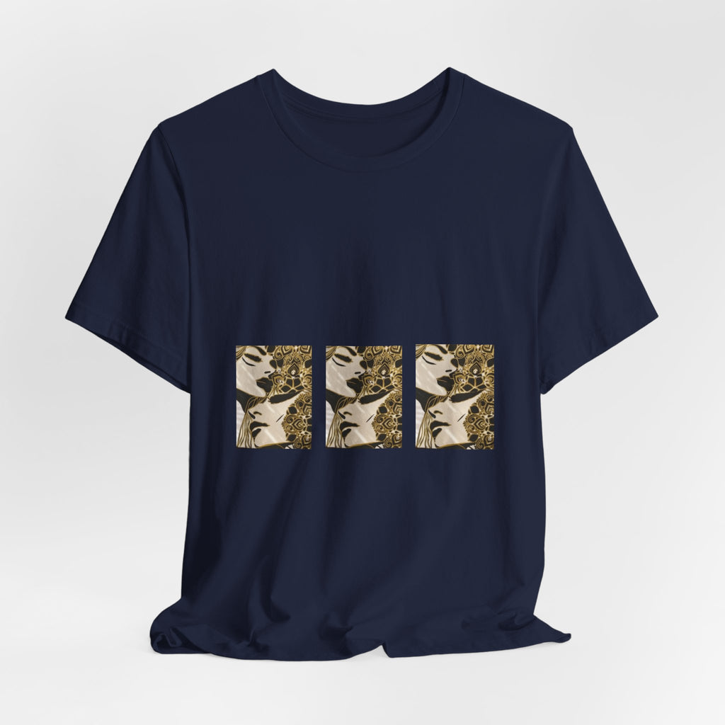 Vintage Botanical Triptych Tee — Retro Floral Graphic T-Shirt