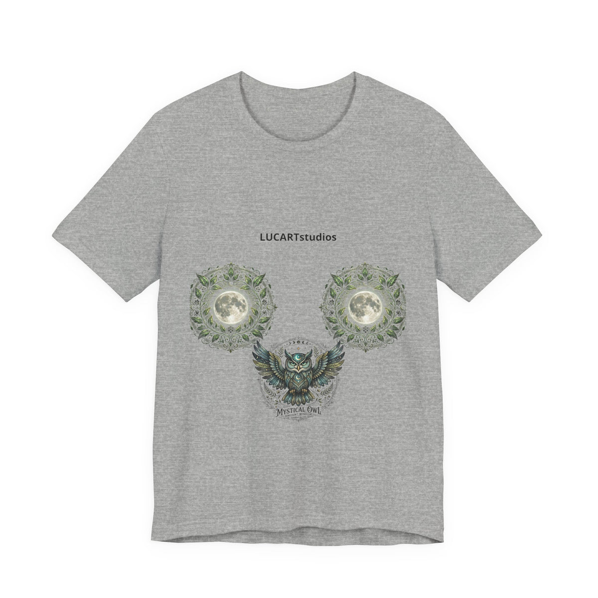 Eagle Crest Tee — LUCAARTstudios Floral Moon Graphic T-Shirt