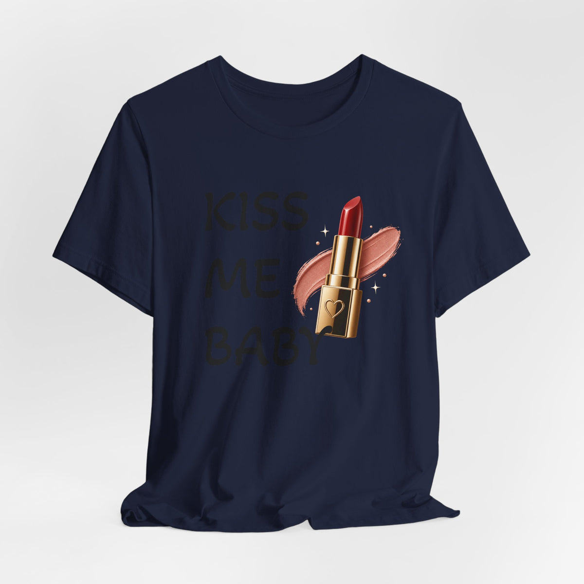 Kiss Me Baby Lipstick Graphic Tee