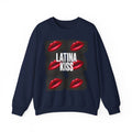 Latina Kiss Crewneck Sweatshirt — Bold Red Lips Graphic