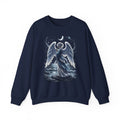 Angel Wings Crewneck Sweatshirt — Moonlit Guardian Graphic