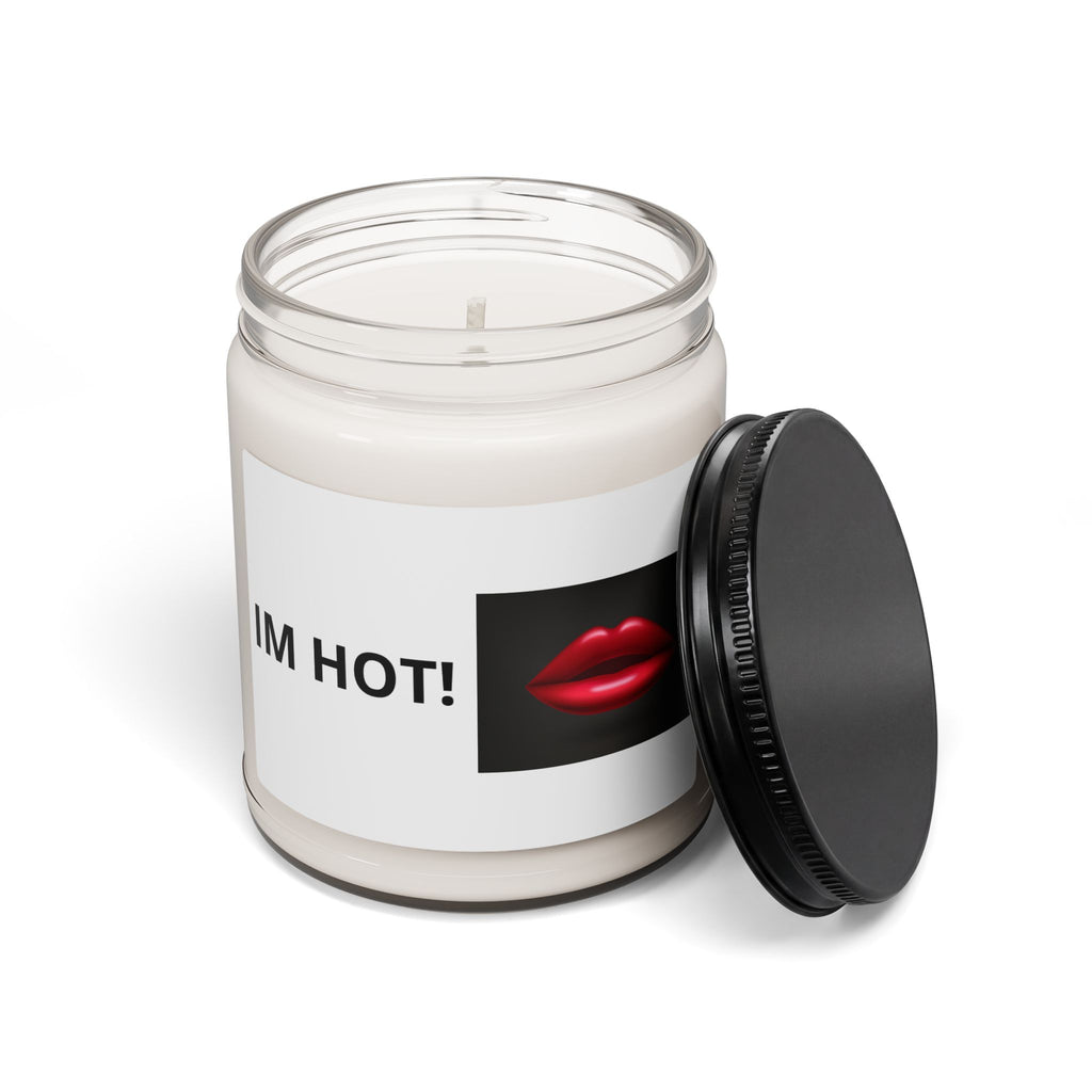 Soy Candle — “I’m Hot!” Red Lips Scented Candle, 9 oz