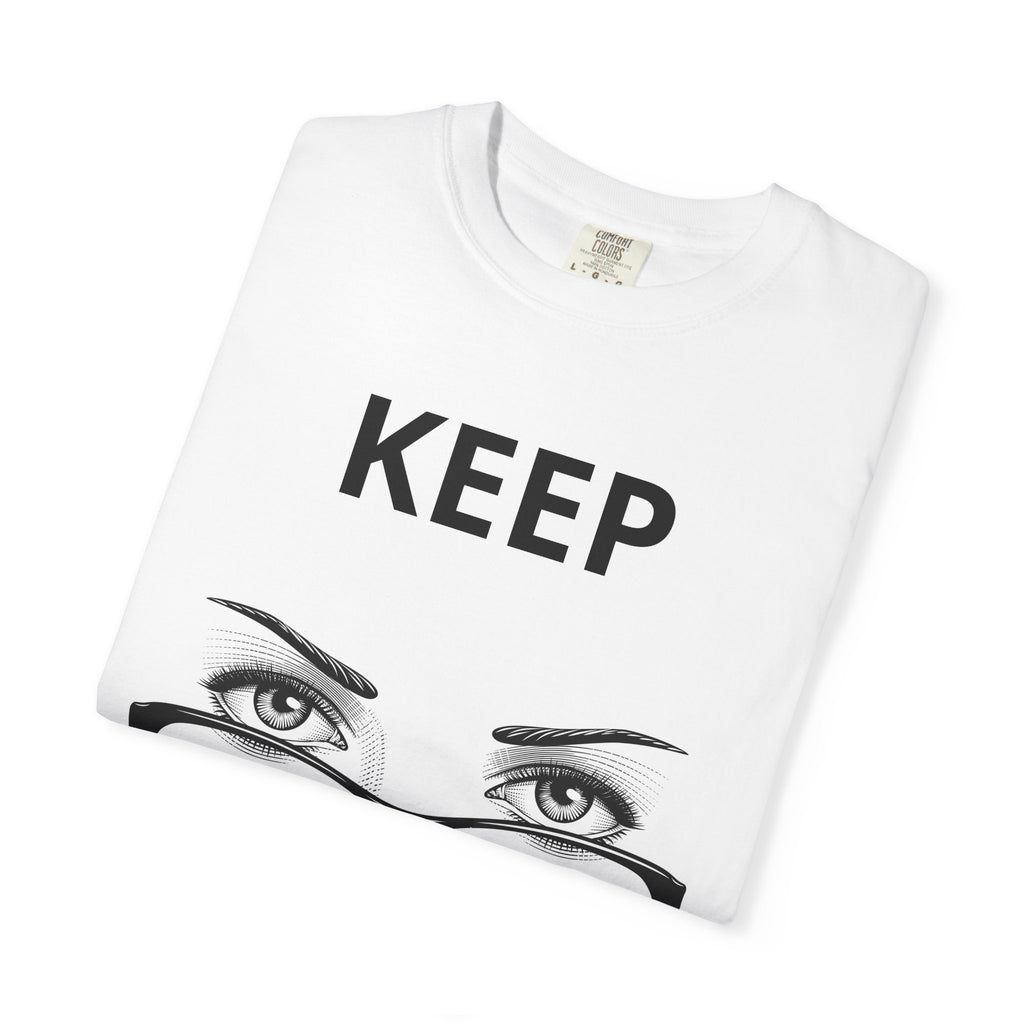 Keep Walking T-Shirt — Bold Eye & Glasses Graphic Tee