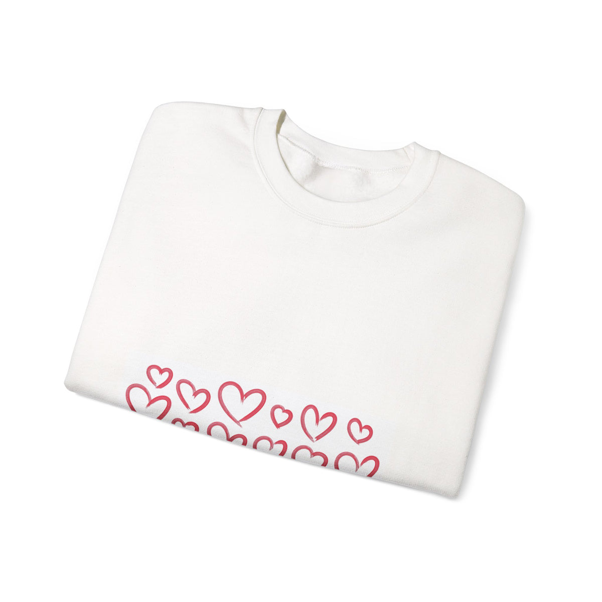 Pink Heart Love Sweatshirt