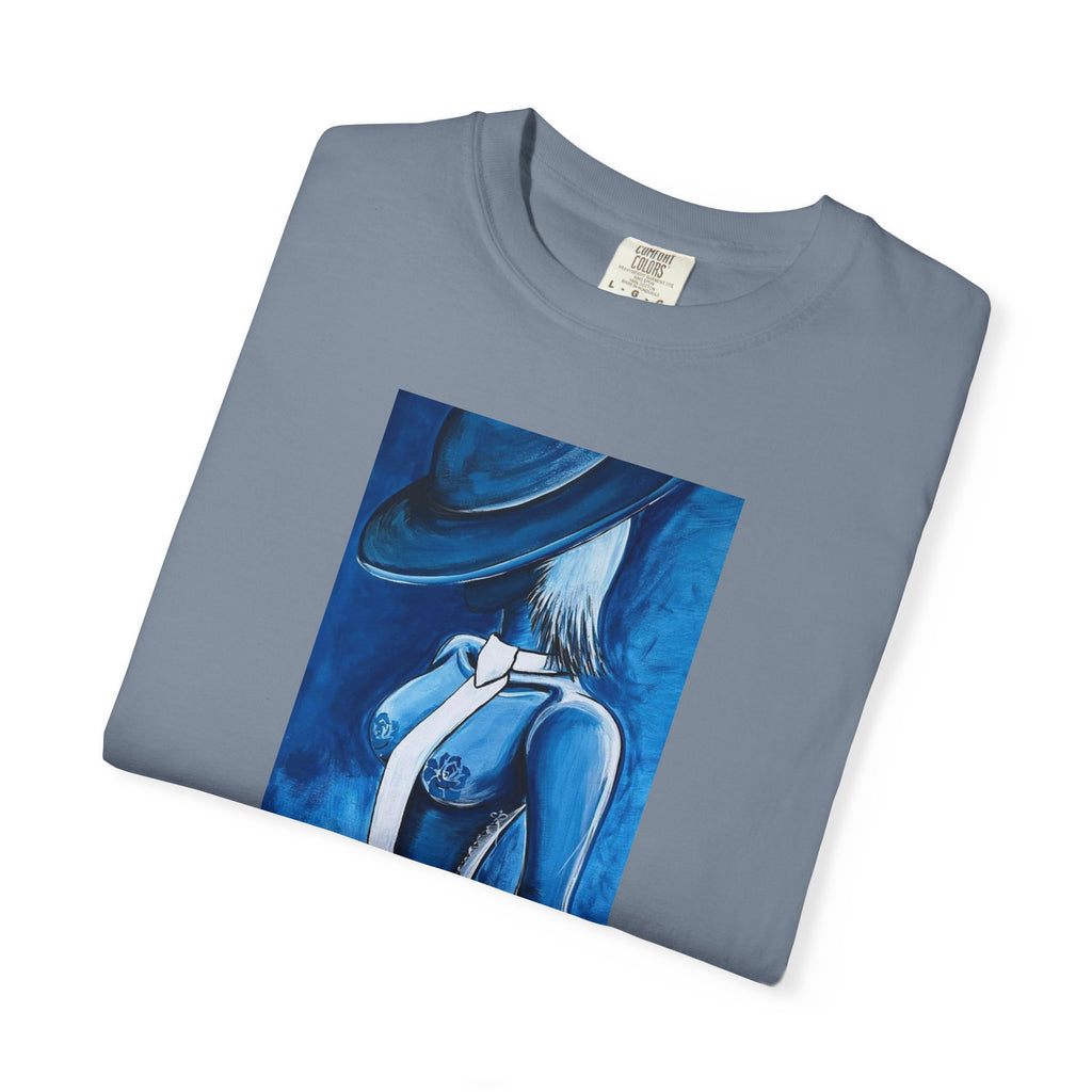 Artistic Blue Muse T-Shirt — LUCARTstudios Graphic Tee