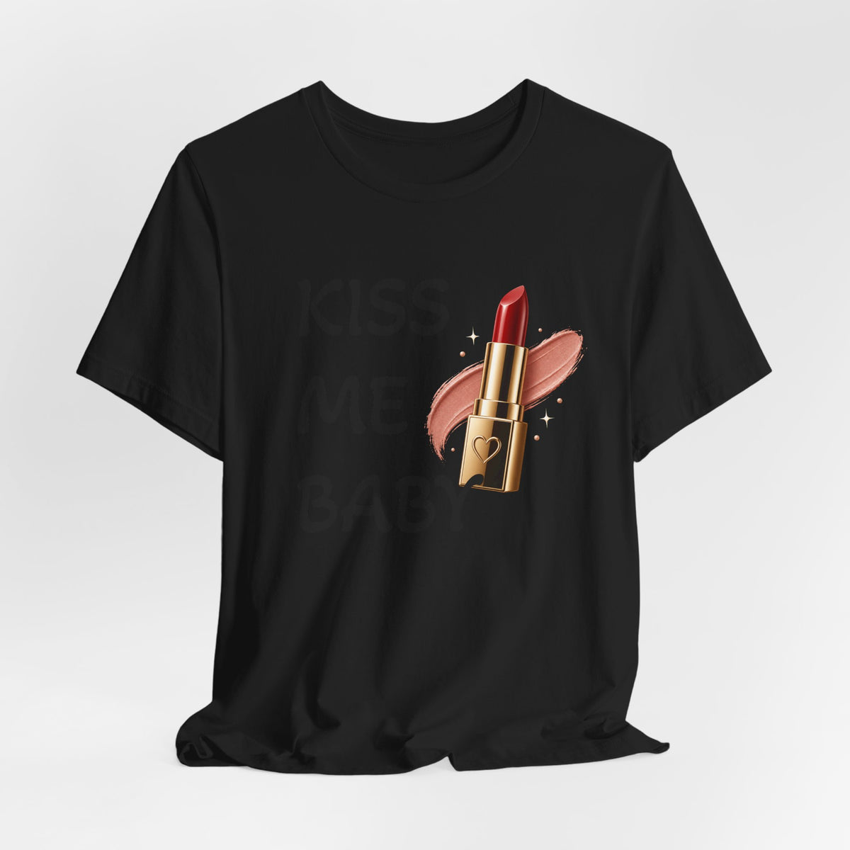 Kiss Me Baby Lipstick Graphic Tee