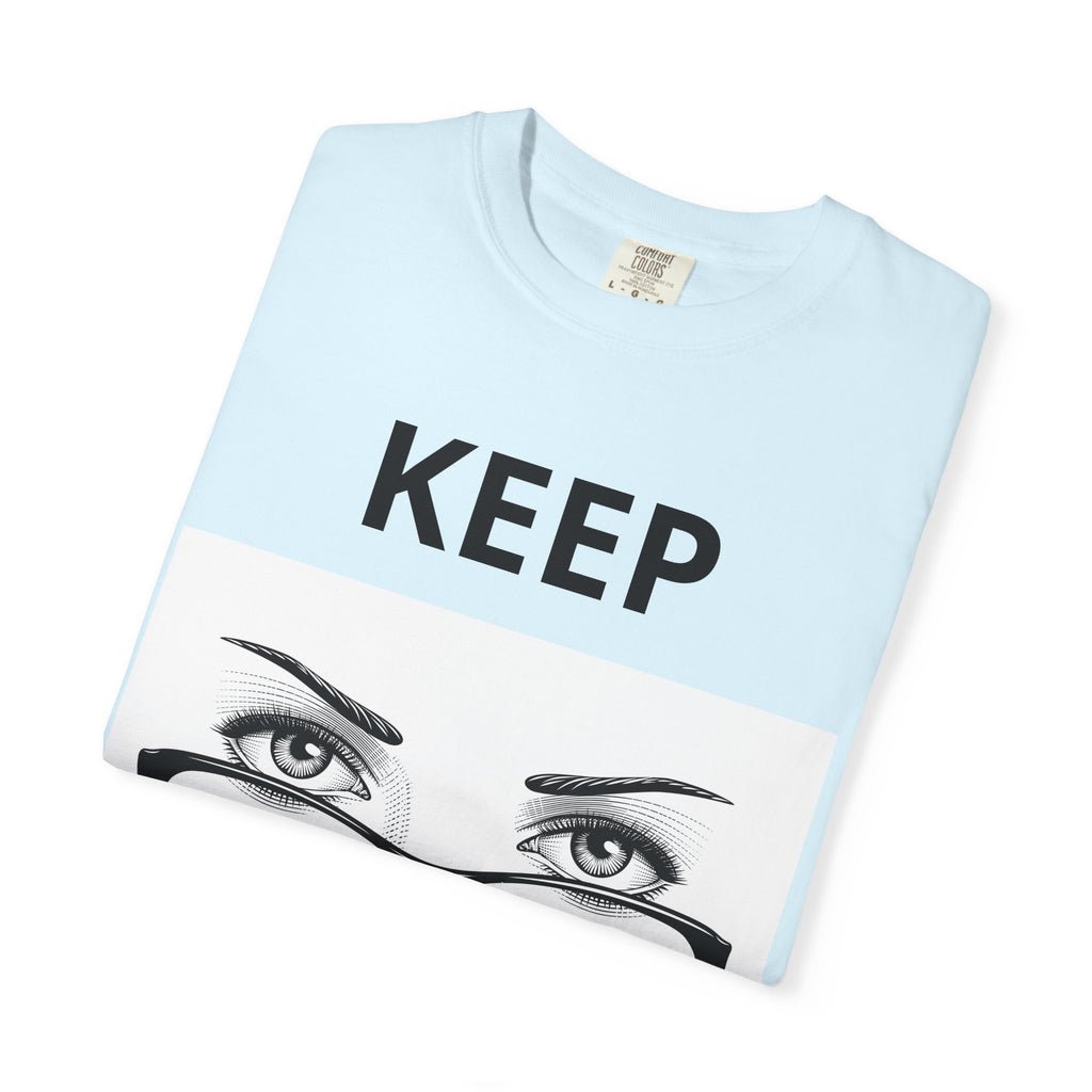 Keep Walking T-Shirt — Bold Eye & Glasses Graphic Tee