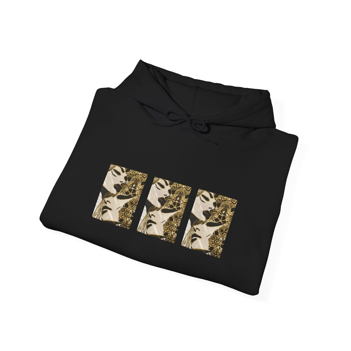 Vintage Floral Cat Trio Hoodie — Cute Retro Cat Art Pullover