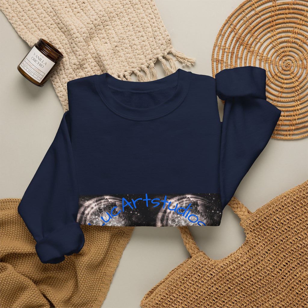 Wolf Moon Crewneck Sweatshirt – Mystical Wolf & Moon Graphic