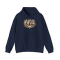 Diva Gold Foil Hoodie — Glam Statement Pullover for Stylish Women