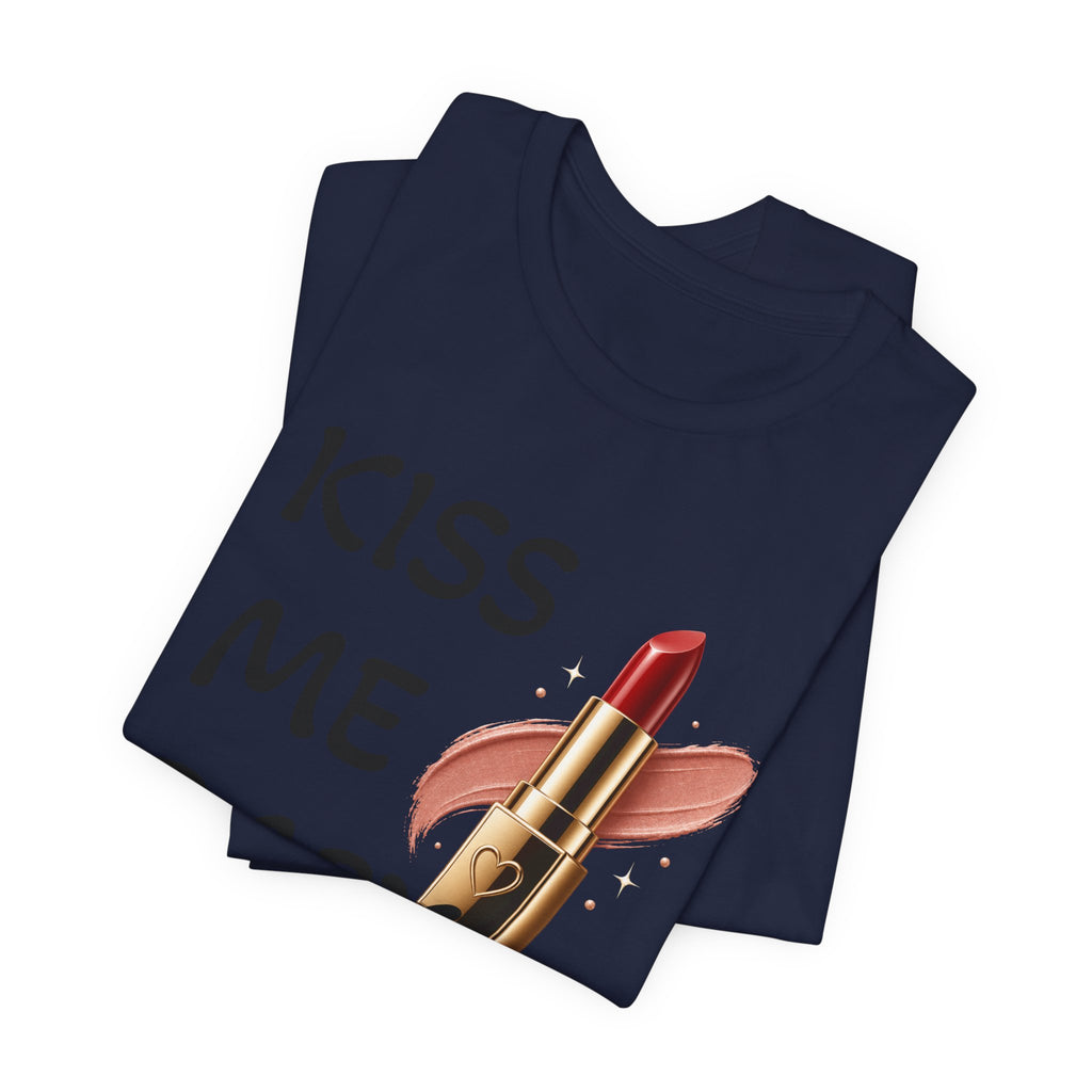 Kiss Me Baby Lipstick Graphic Tee