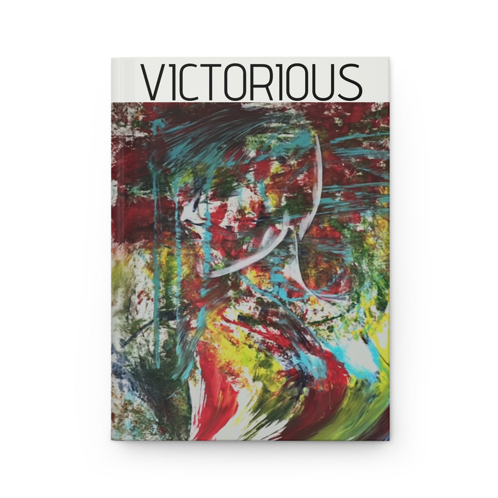 Victorious Abstract Art Hardcover Journal (Lined)