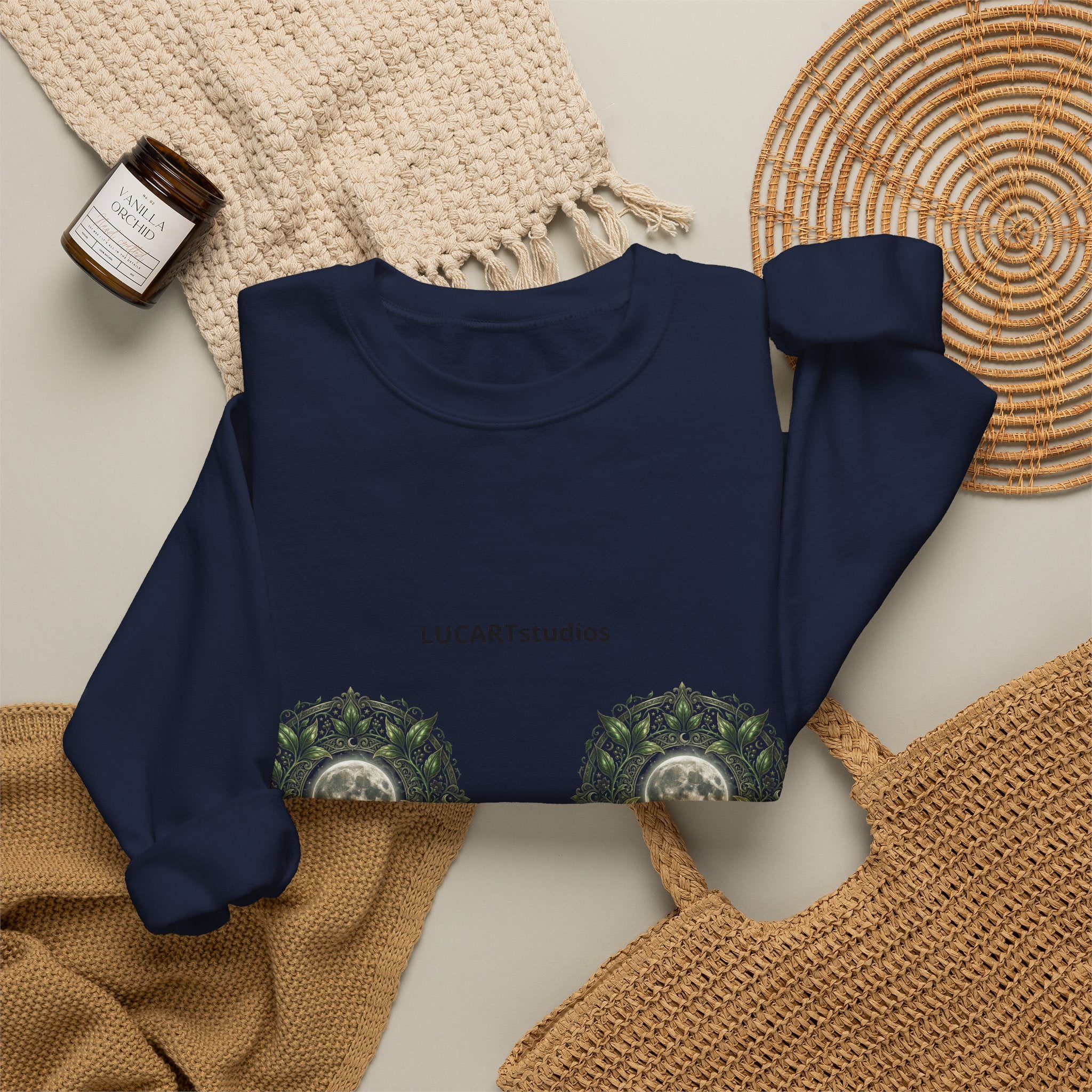 Mystic Owl Medallion Crewneck Sweatshirt