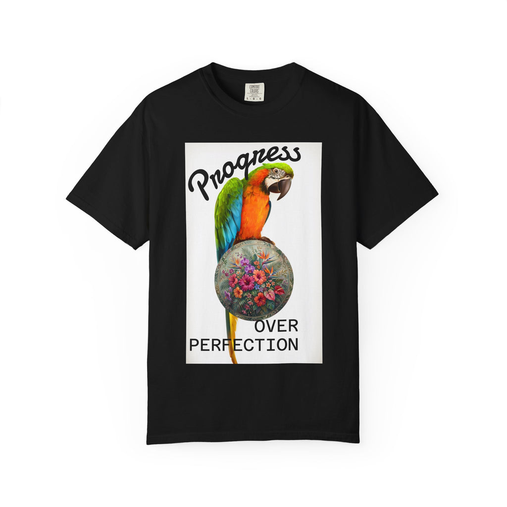 Progress Over Perfection Parrot T-Shirt