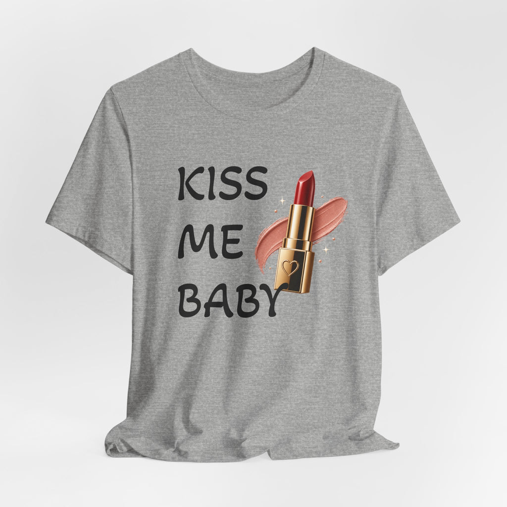 Kiss Me Baby Lipstick Graphic Tee