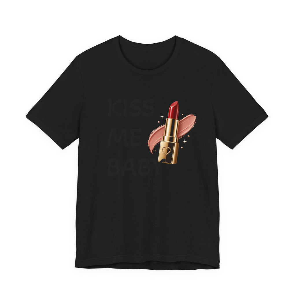 Kiss Me Baby Lipstick Graphic Tee
