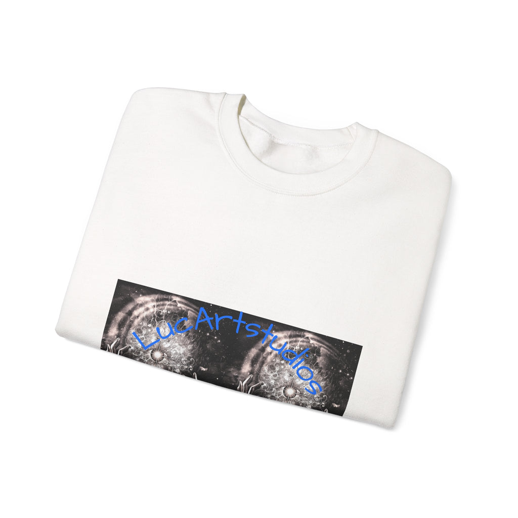 Wolf Moon Crewneck Sweatshirt – Mystical Wolf & Moon Graphic