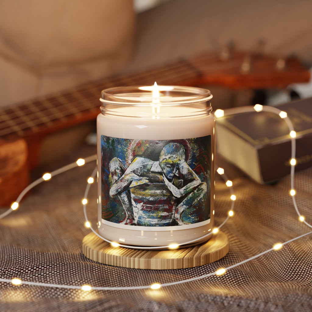 Soy Candle — Abstract Embrace Art Jar (9 oz)