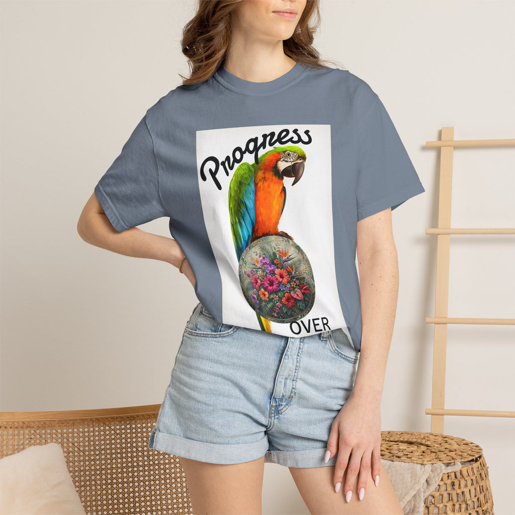 Progress Over Perfection Parrot T-Shirt