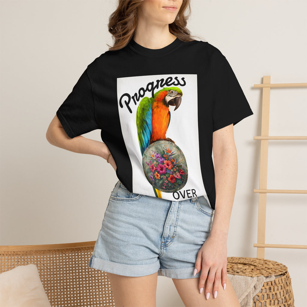 Progress Over Perfection Parrot T-Shirt