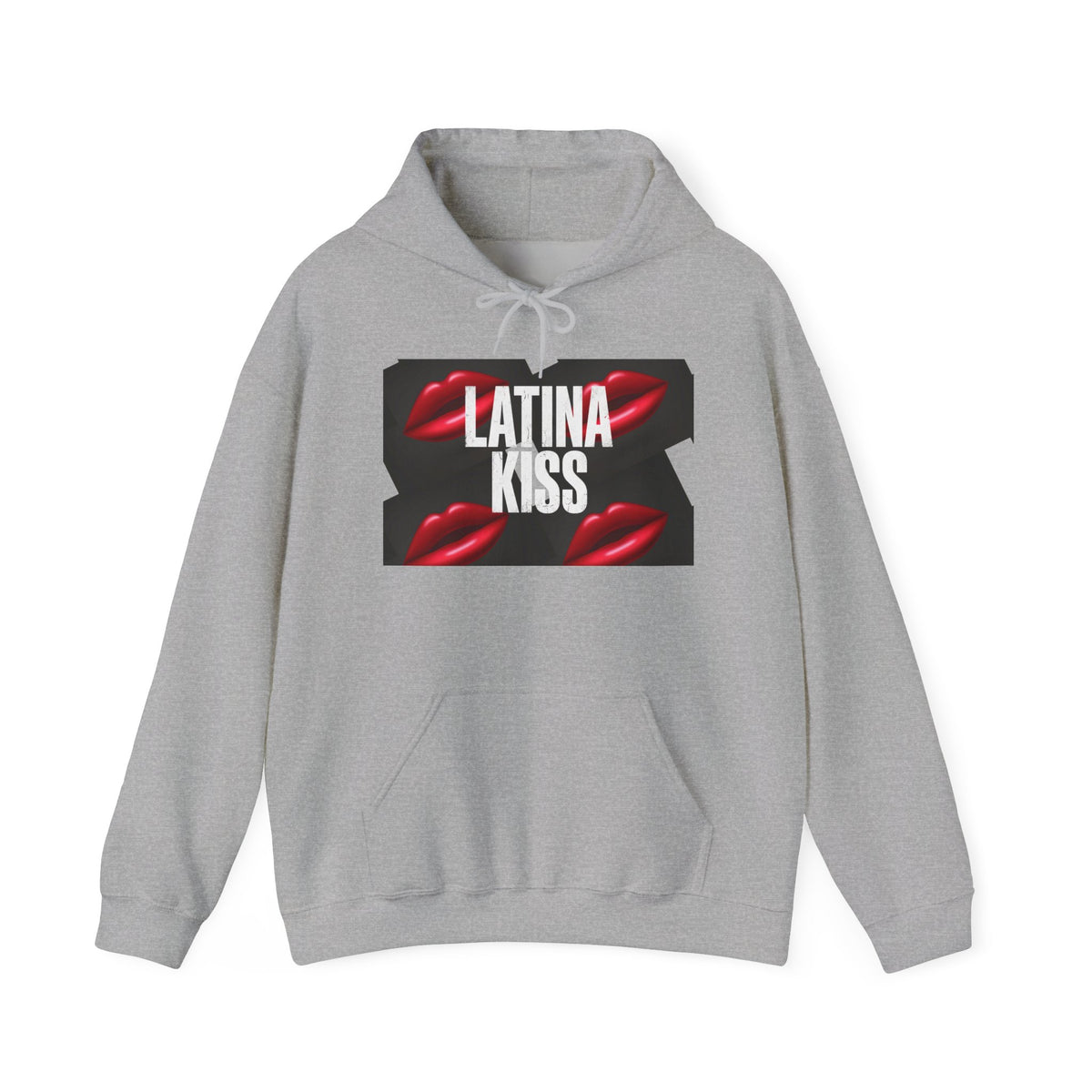 Latina Kiss Hoodie – Graphic Lip Print Pullover