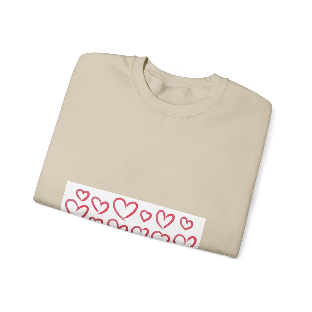 Pink Heart Love Sweatshirt