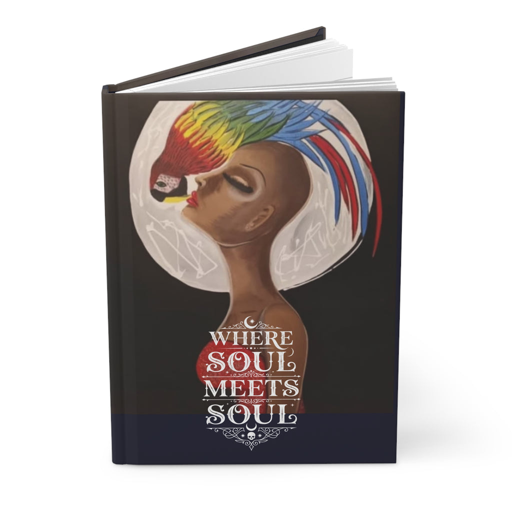 Where Soul Meets Soul Hardcover Journal — Inspirational Lined Notebook