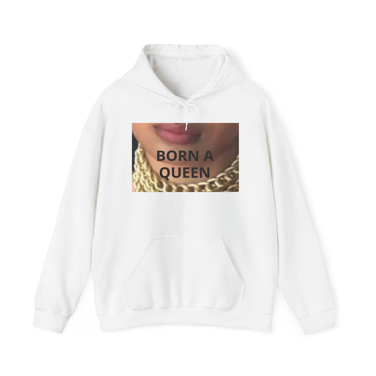 Born a Queen Hoodie – Empowering Women's Statement Pullover