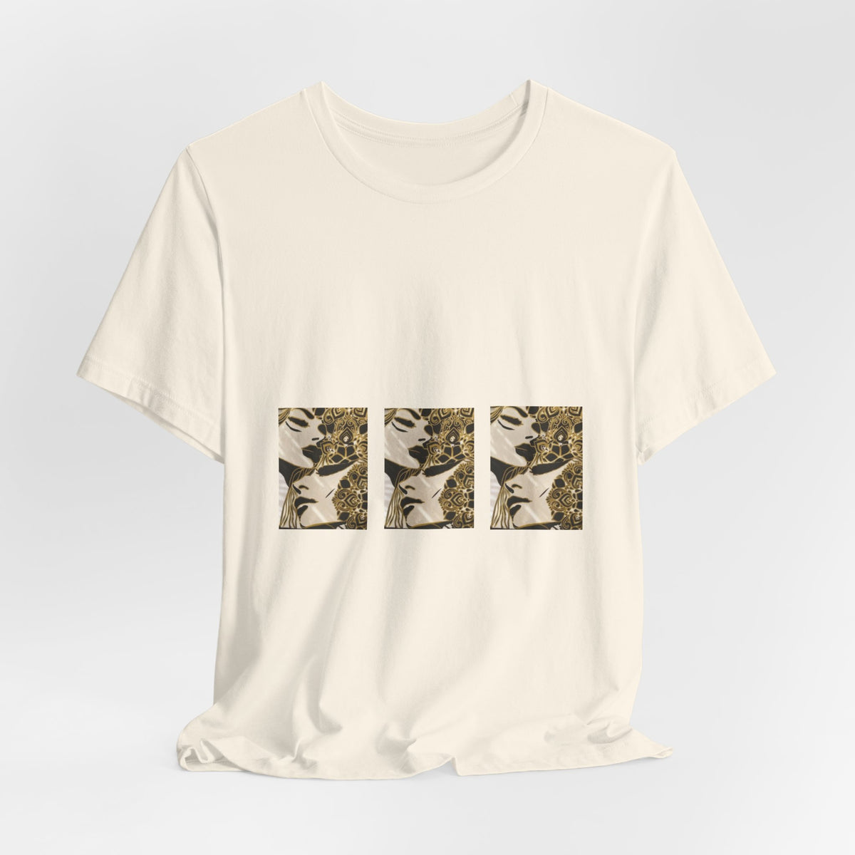 Vintage Botanical Triptych Tee — Retro Floral Graphic T-Shirt