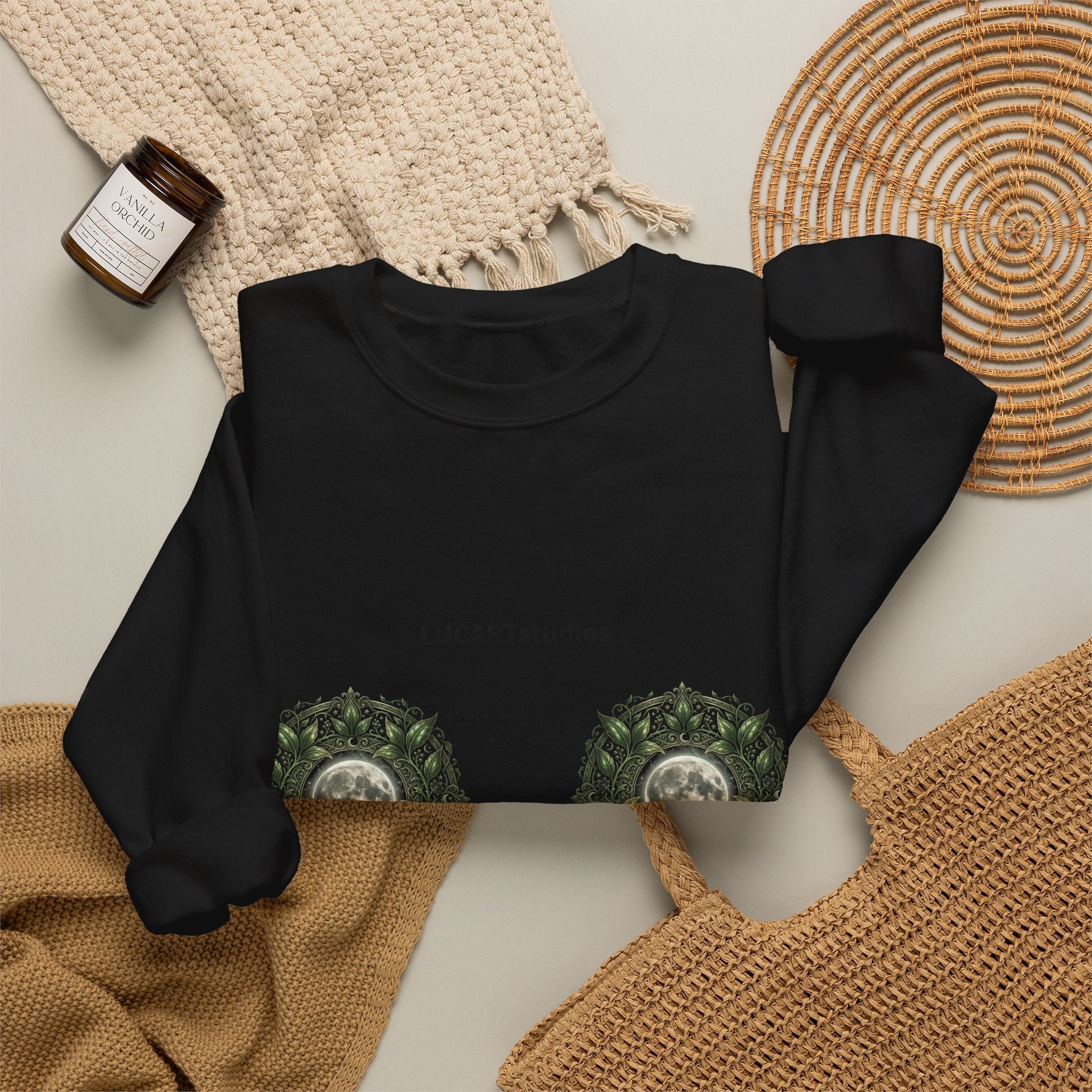 Mystic Owl Medallion Crewneck Sweatshirt