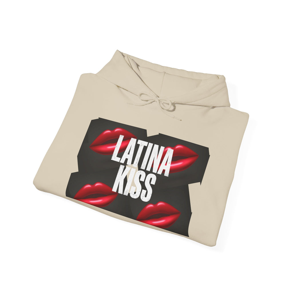 Latina Kiss Hoodie – Graphic Lip Print Pullover