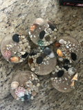 3D sea shell resin coasters.